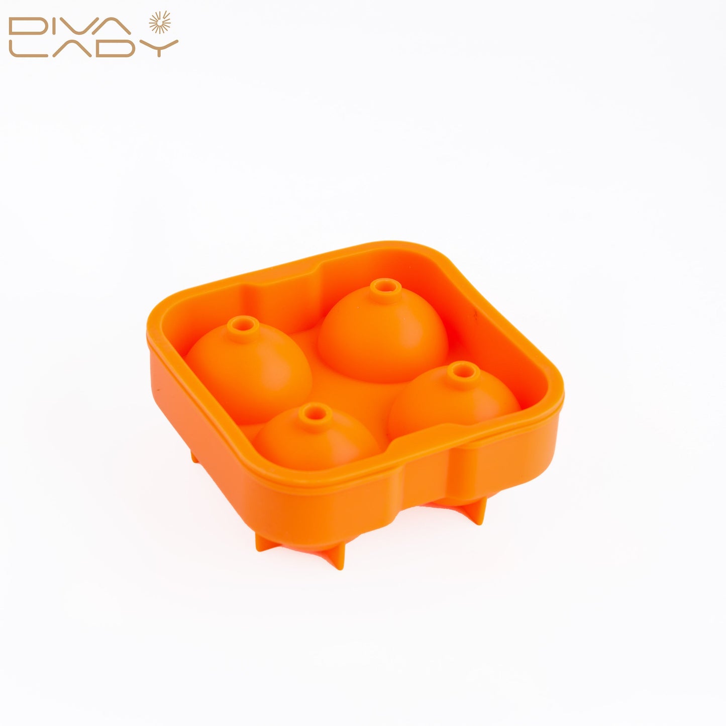 ORANGE قالب ثلج divaladyshop