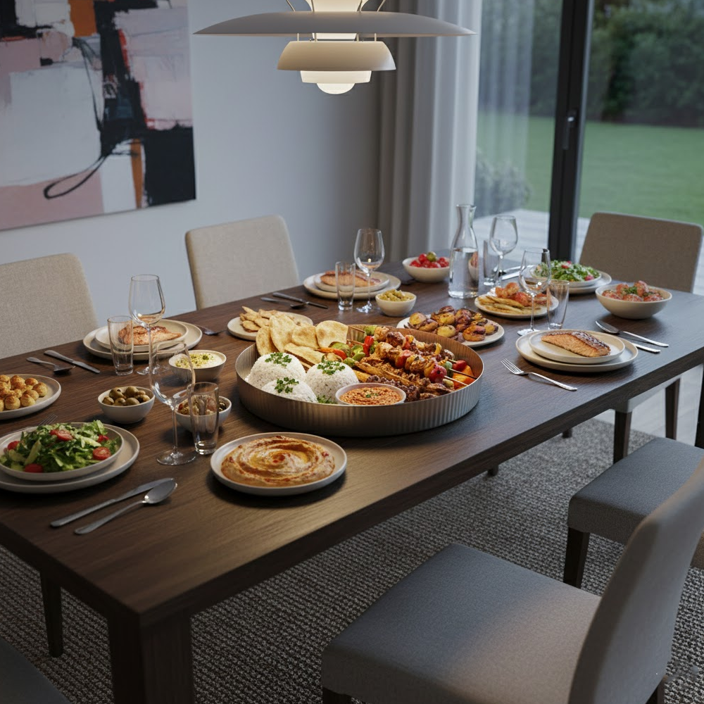 صينية تقديم دائرية