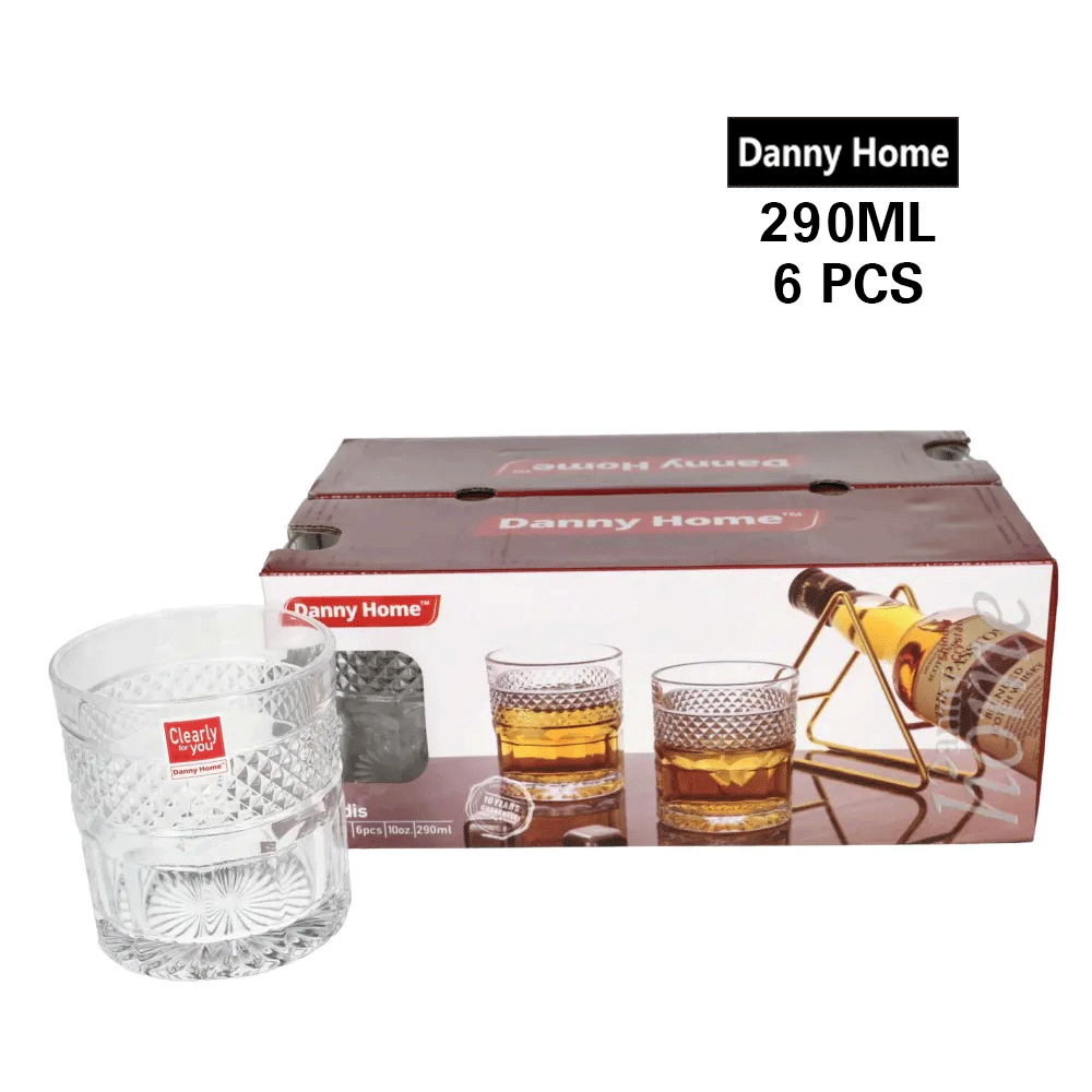 أكواب كريستال باراديس 6 قطع Danny Home