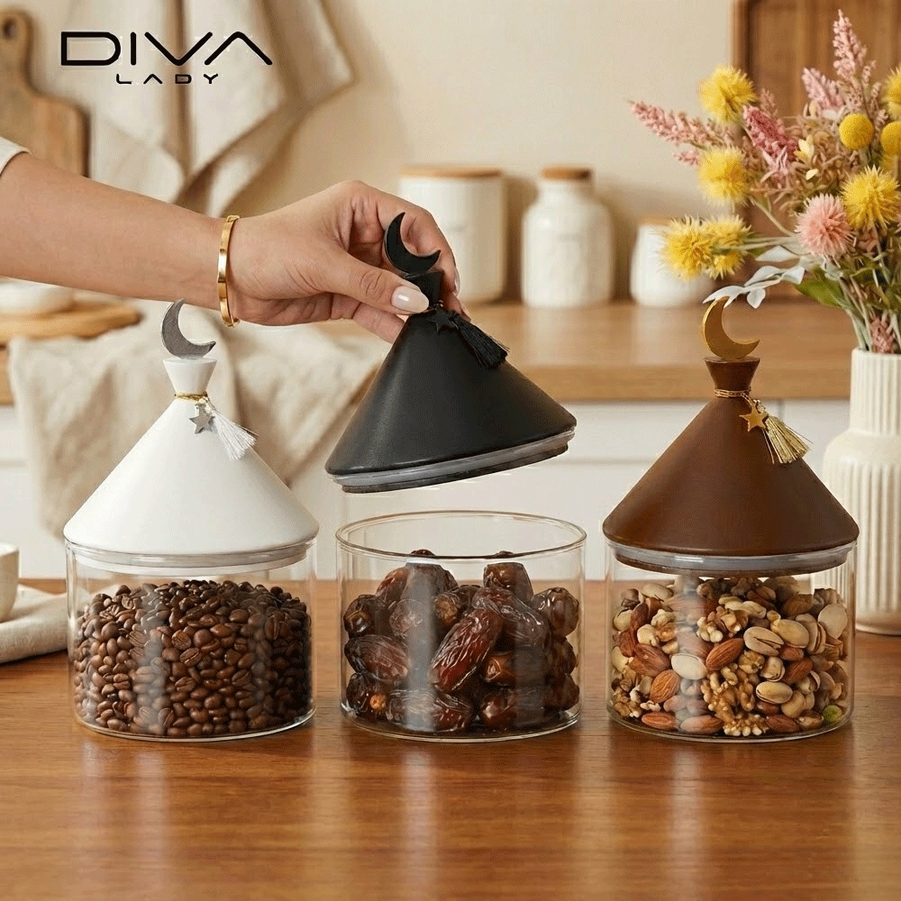 برطمان تخزين 960 مل Diva Lady