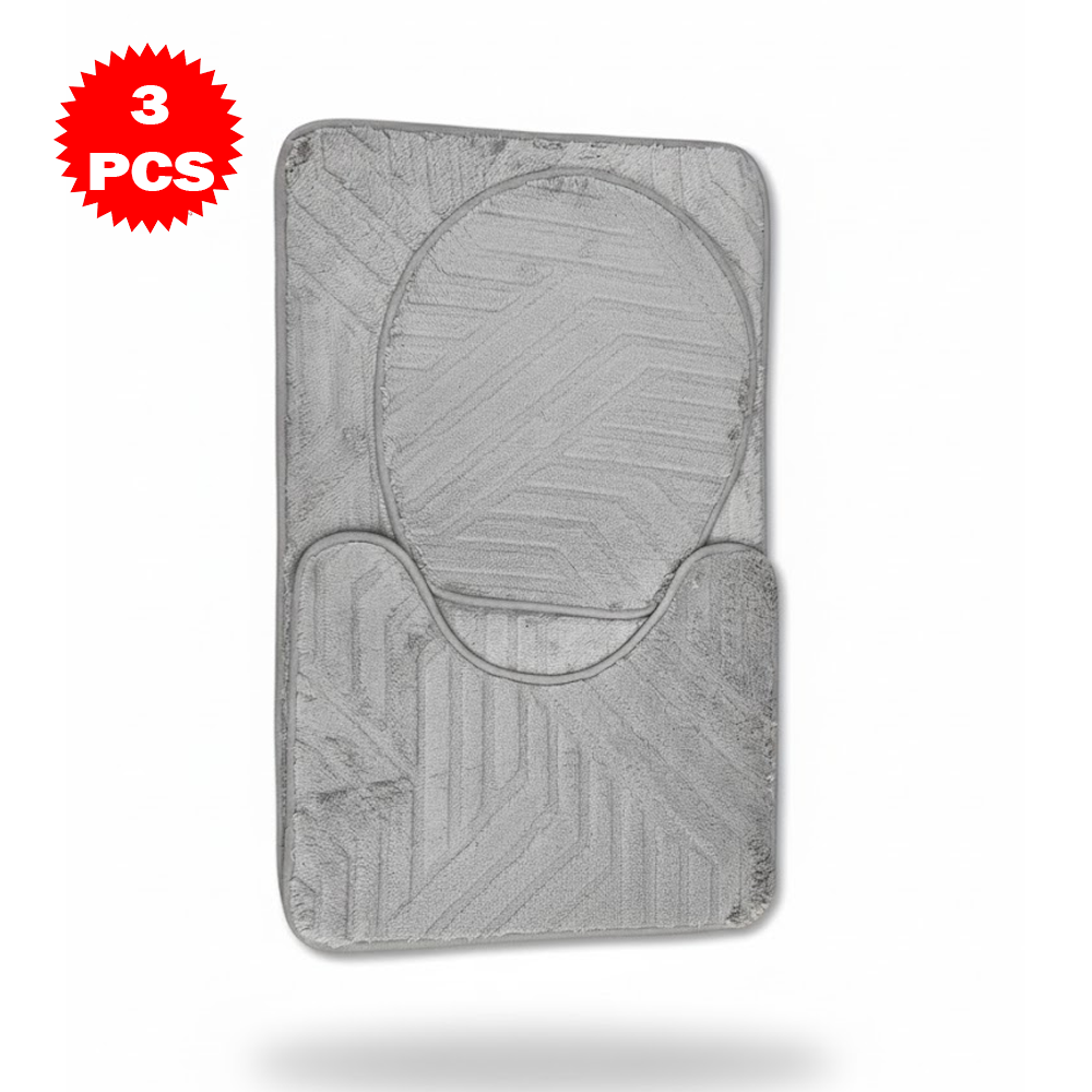 طقم سجاد حمام من 3 قطع مضاد للانزلاق Diva Lady