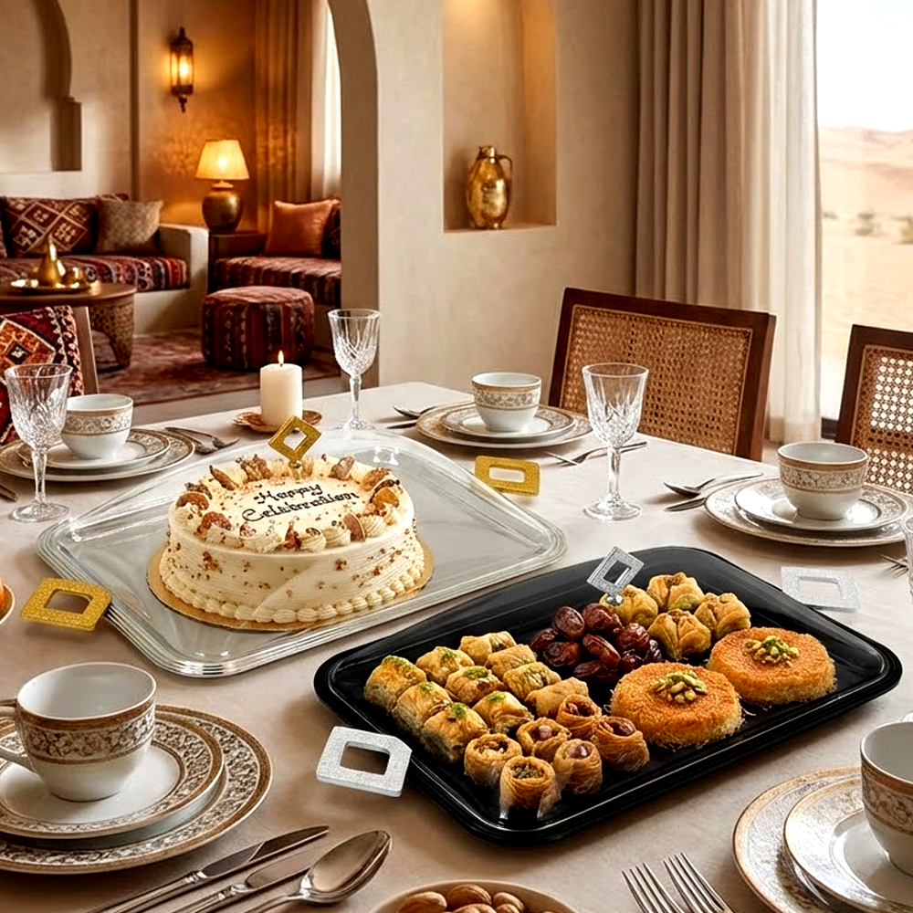 طبق تقديم كيك بغطاء كبير Diva Lady