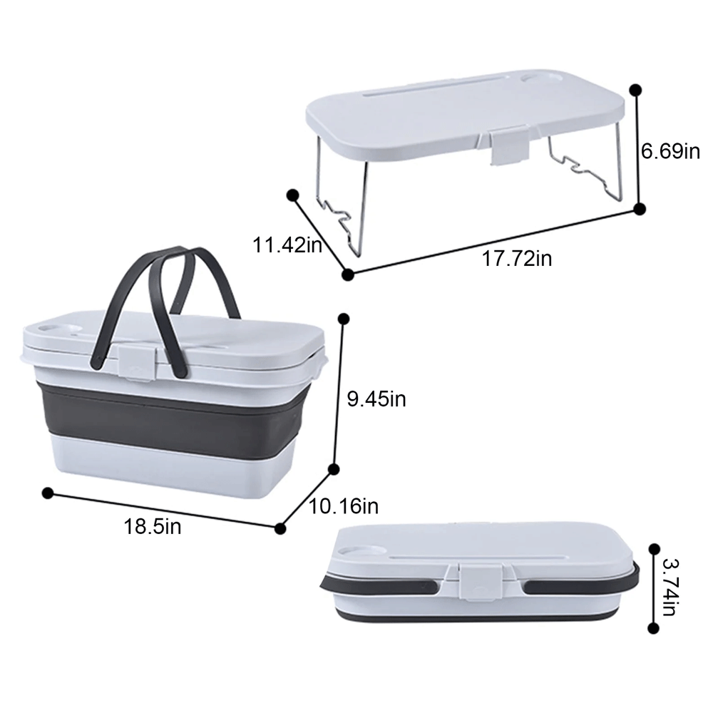 سلة قابلة للطي للأستخدام المتعدد