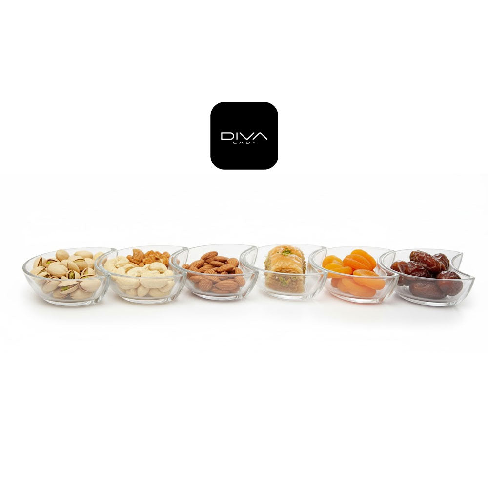 صحن تقديم هلالي الشكل