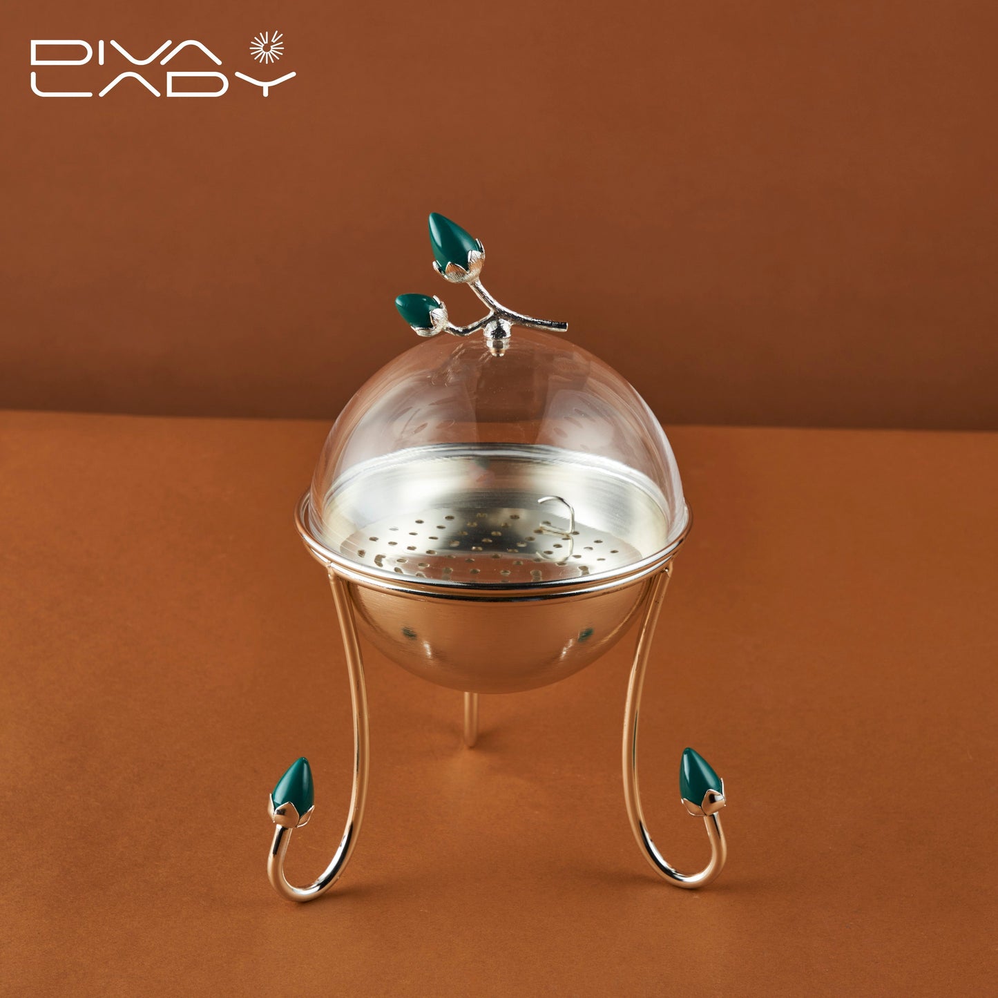وعاء تقديم حلويات بغطاء Diva Lady