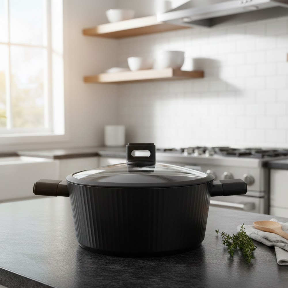 مقلاة طهي بغطاء زجاج Danny Home