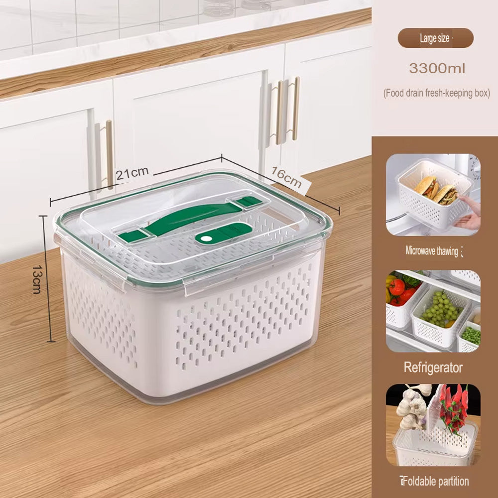 صندوق تخزين محكم الإغلاق مع غطاء صمام هواء