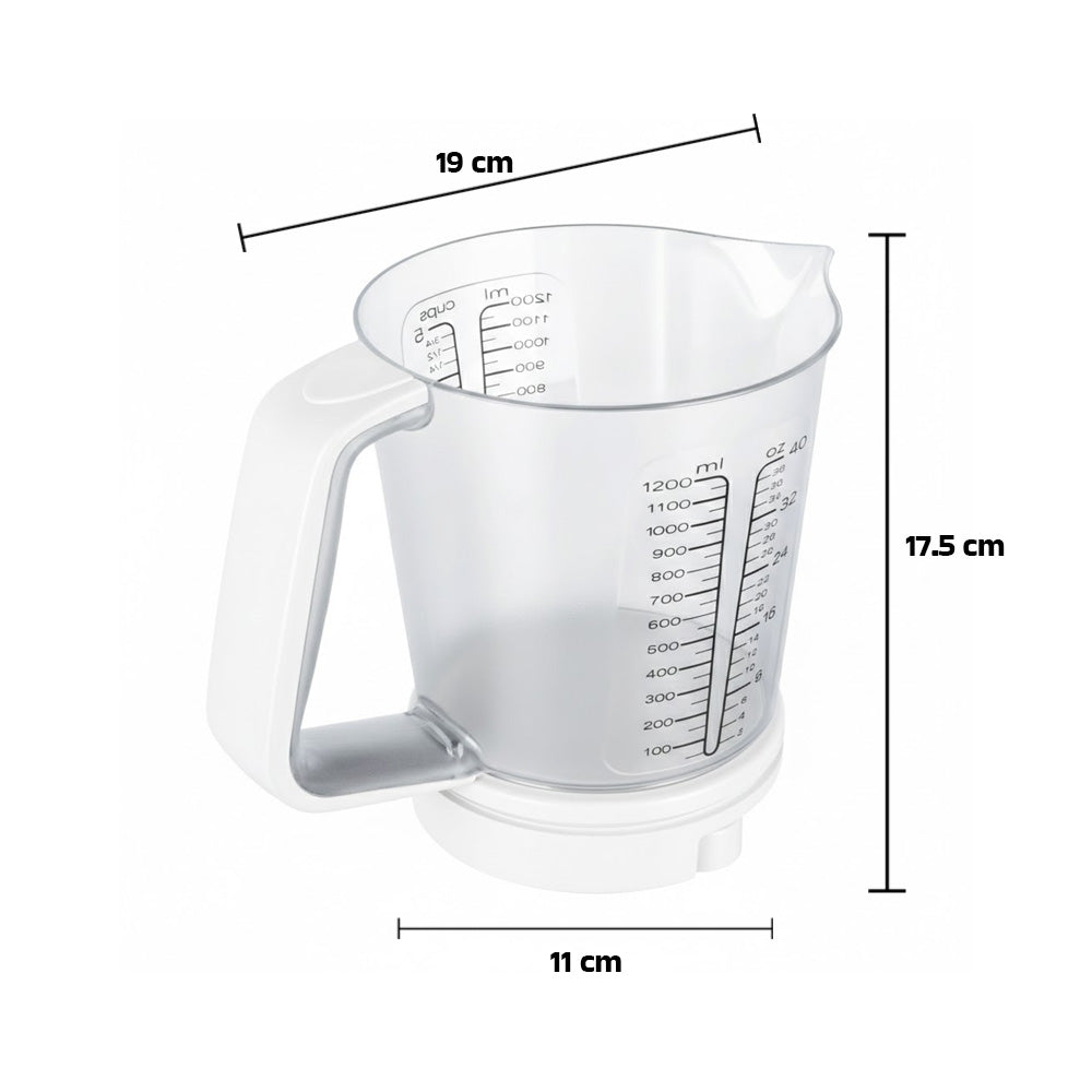 ميزان مطبخ مع كوب قياس