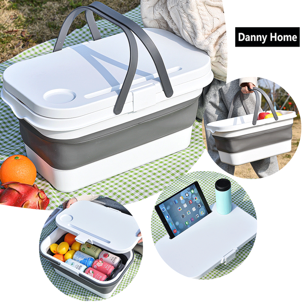 سلة قابلة للطي للأستخدام المتعدد