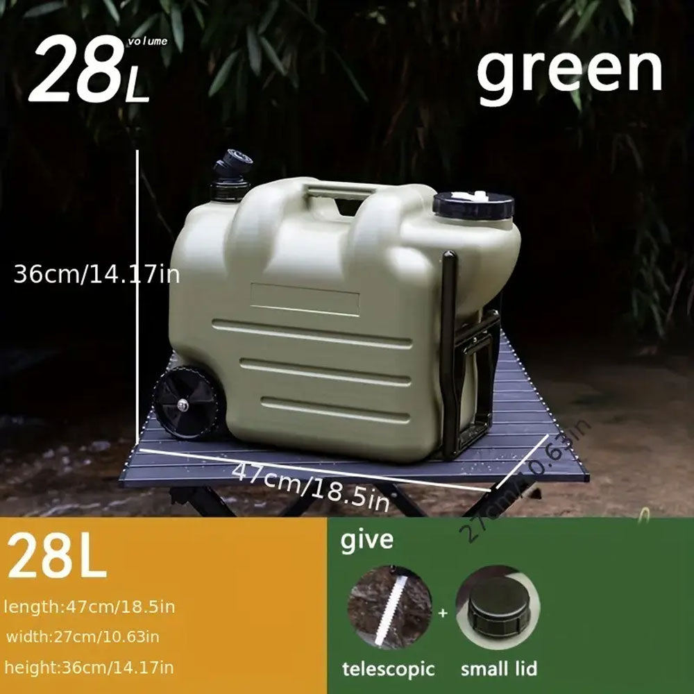 حاوية تخزين مياه على عجلات،