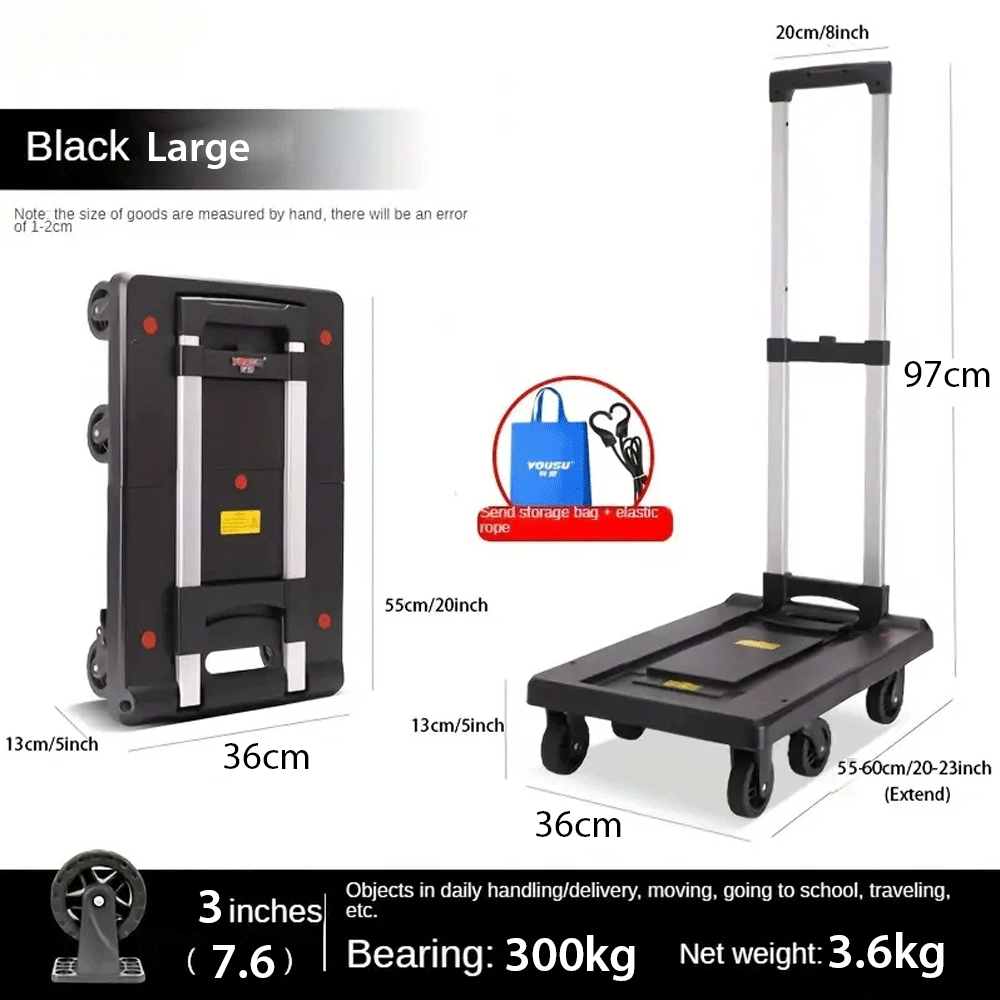 عربة أدوات محمولة قابلة للطي متينة