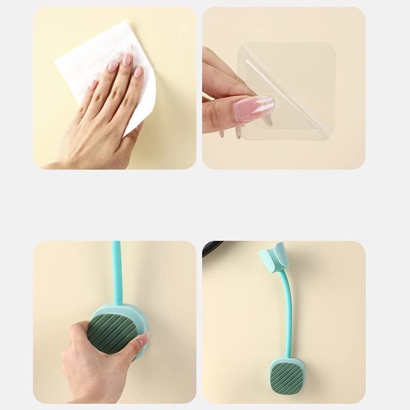 حامل مجفف شعر لاصق بالجدار