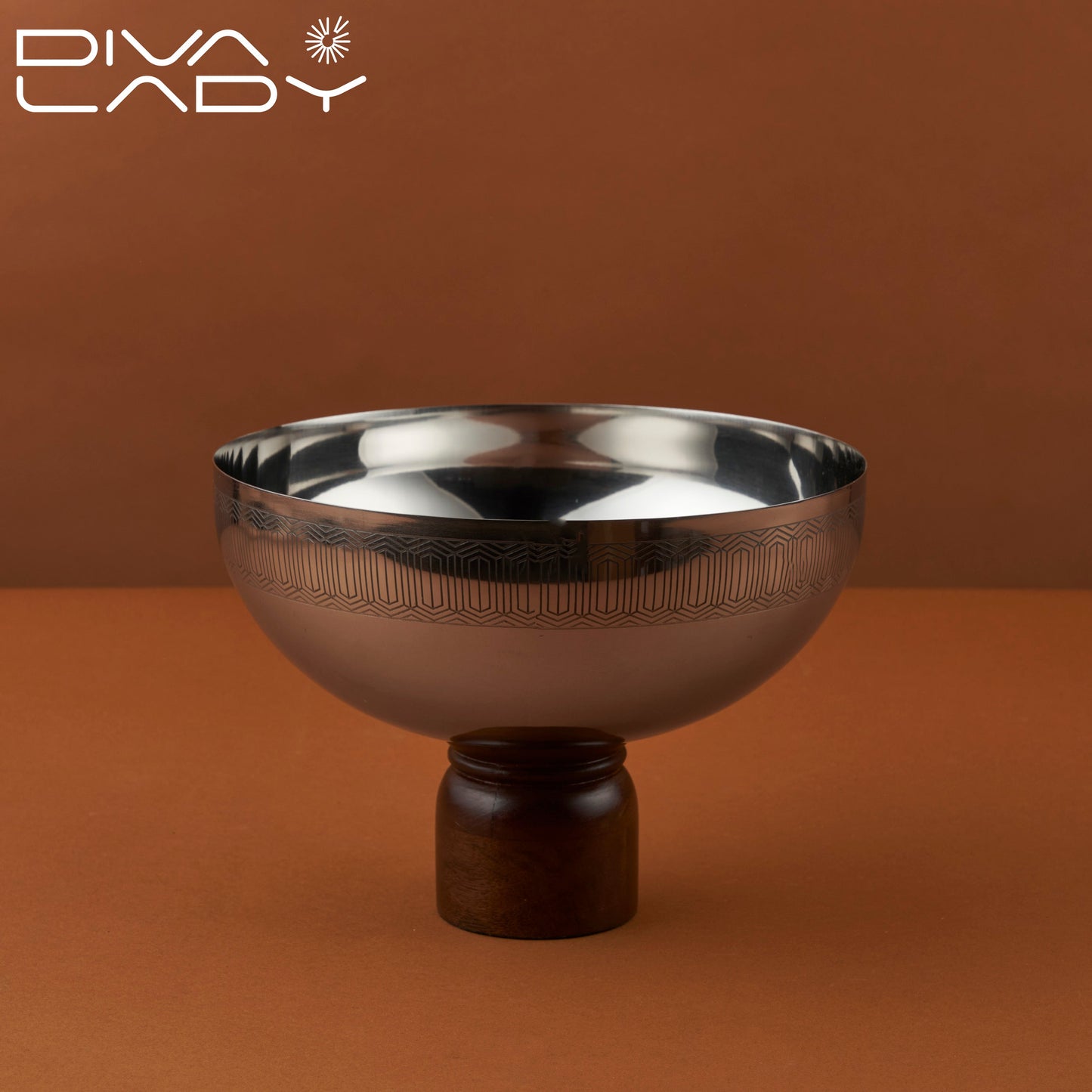 وعاء تقديم استيل