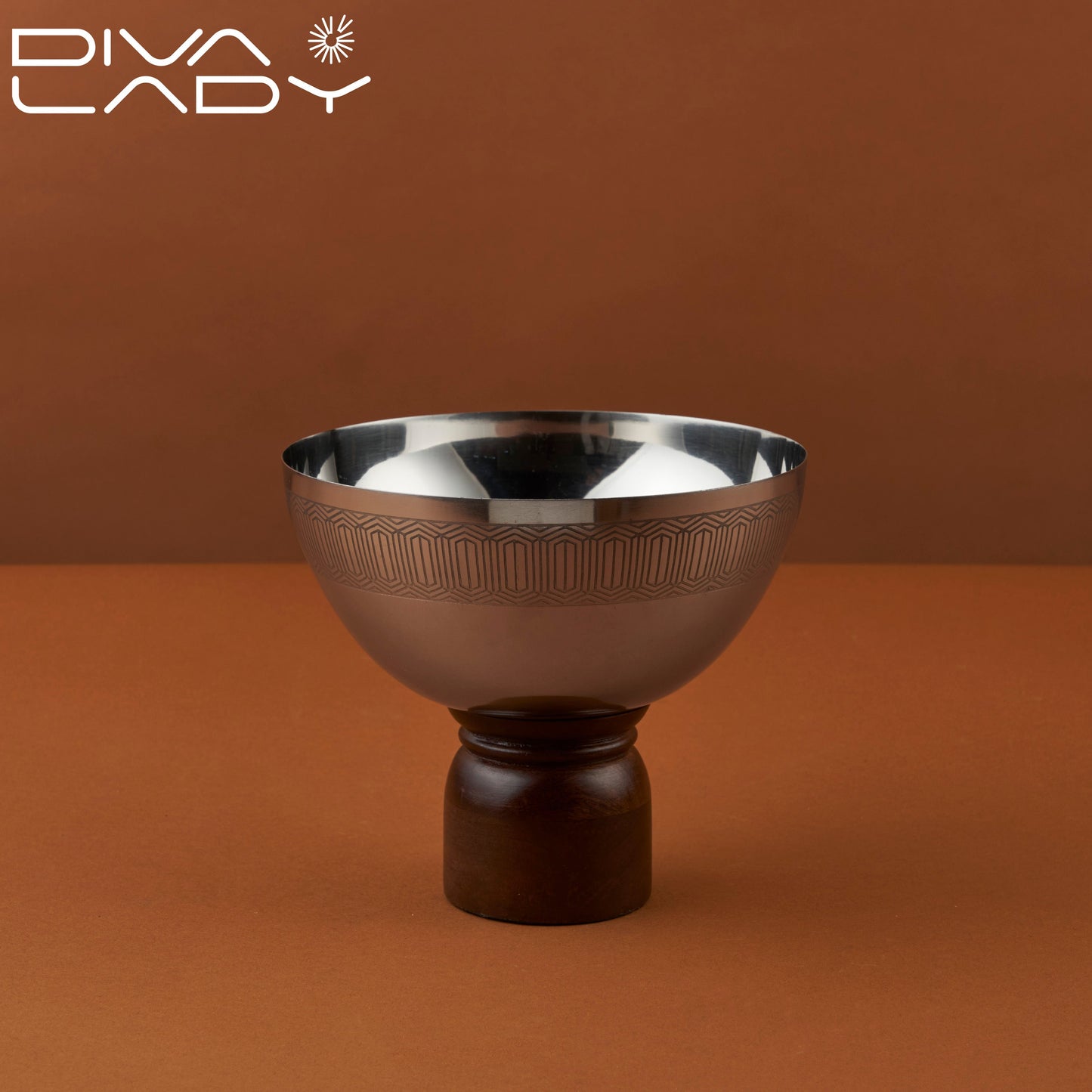 وعاء تقديم استيل