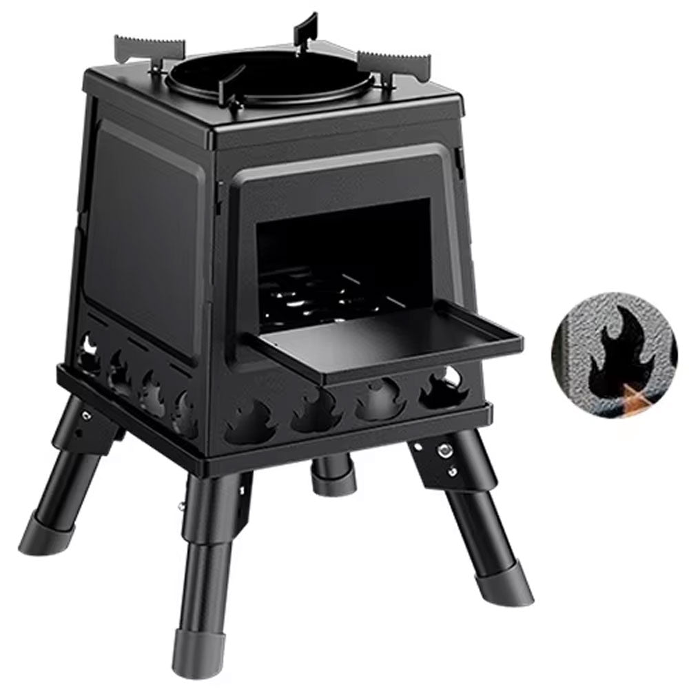 موقد محمول لحرق الأخشاب