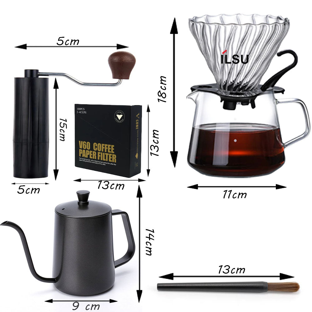 مجموعة صانع القهوة المحمولة ILSU Alkuwaity Al Awal