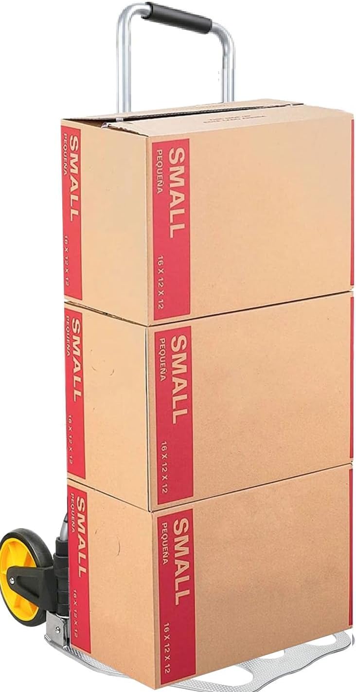 عربة يدوية قابلة للطي من الالومنيوم مع عجلات ( 150 كيلو )