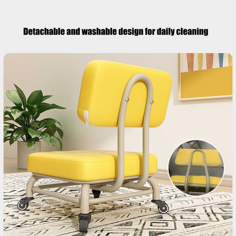 "كُرسي عالي التحمل بعجلات دوّارة 360 درجة"