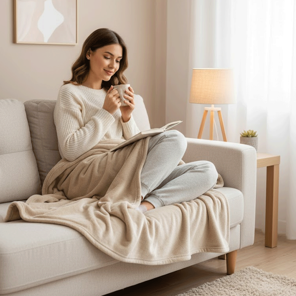 بطانية قطيفة ناعمة فاخرة