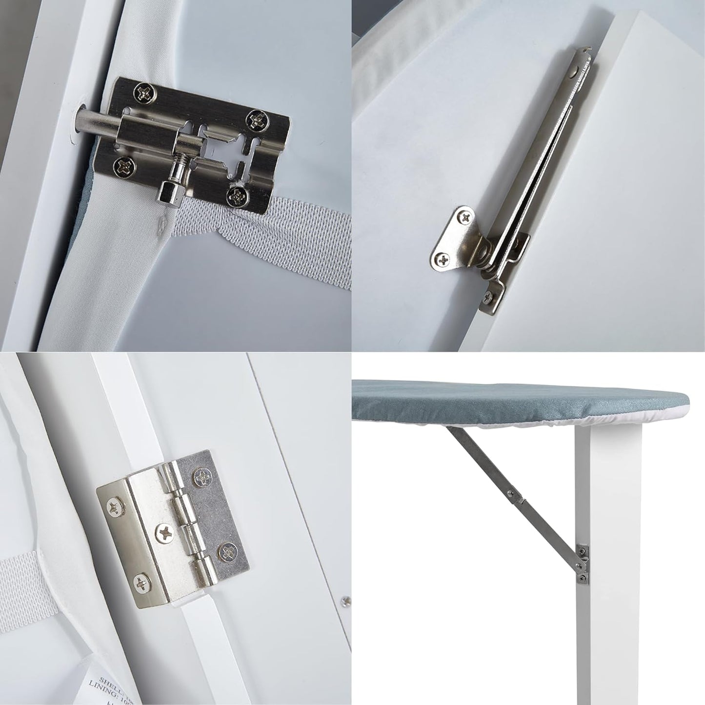 لوح مُنظم مع خزانة تخزين ومرايا Alkuwaity Al Awal