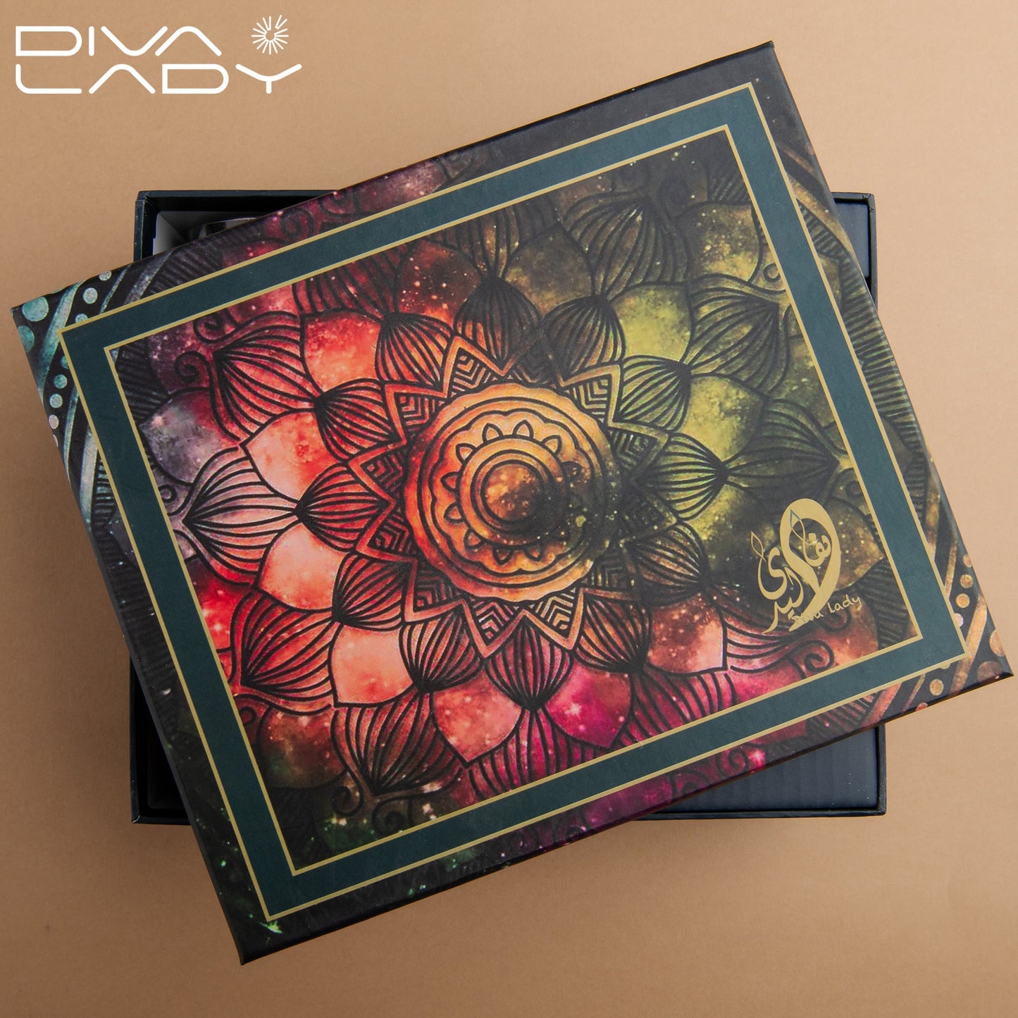 طقم فنجان قهوة بنقوش Diva Lady