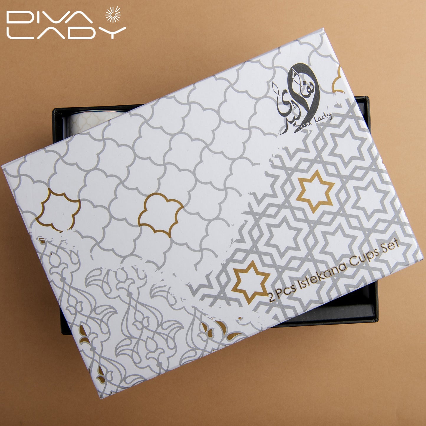 طقم فنجان قهوة تركى Diva Lady