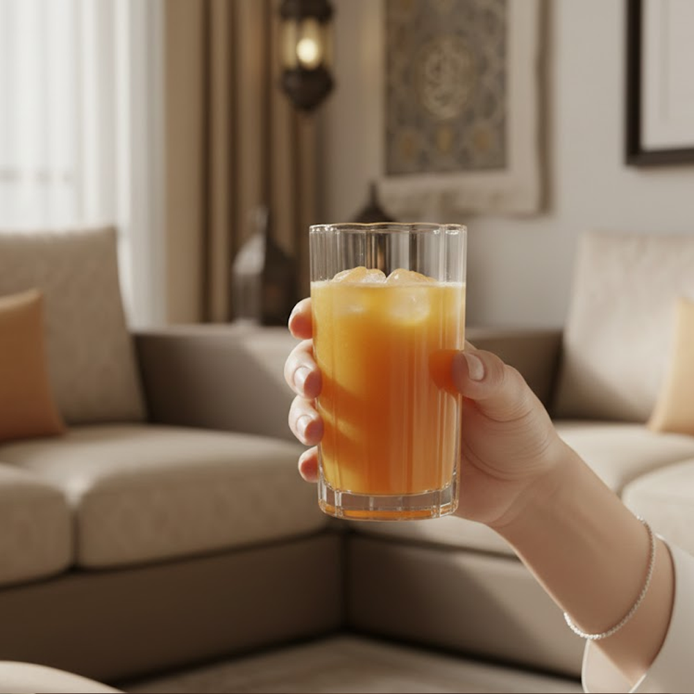 طقم أكواب زجاج شفاف 4 قطع Danny Home