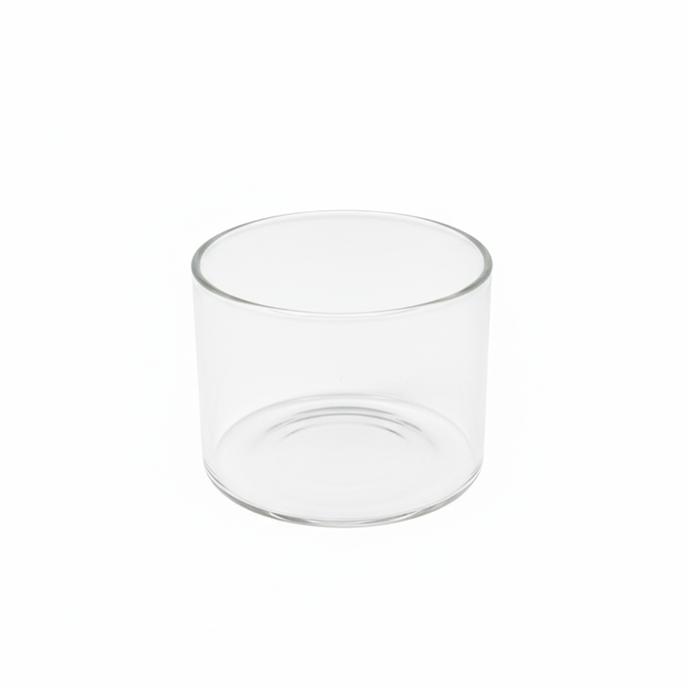 طقم أكواب تقديم زجاجية قصيرة