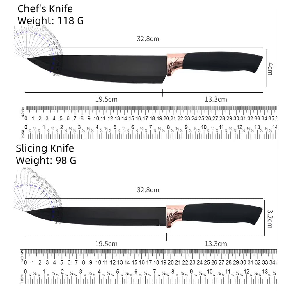 مجموعة أدوات وسكاكين 19 قطعة
