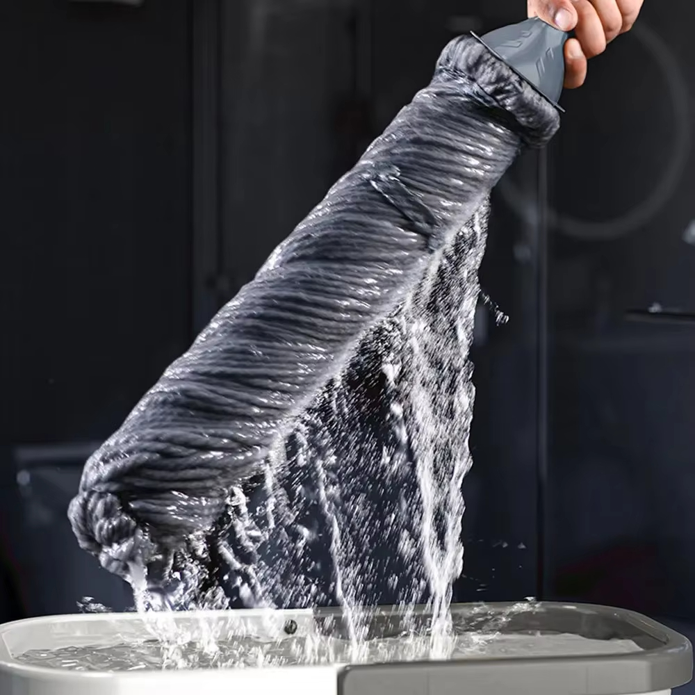 ممسحة بخاصية العصر الذاتي خيوط عالية الامتصاص