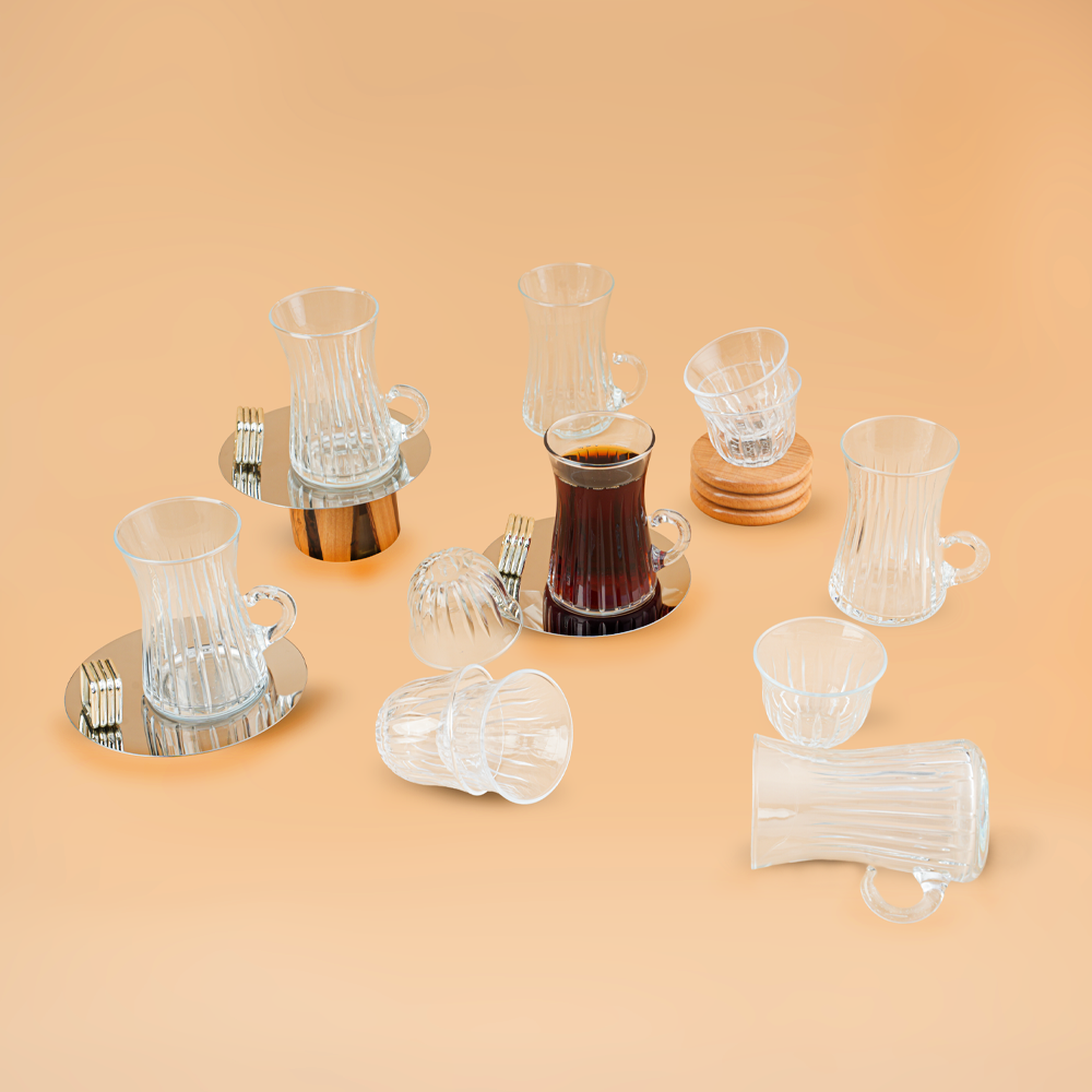 طقم استكانه وفناجين Alkuwaity Al Awal