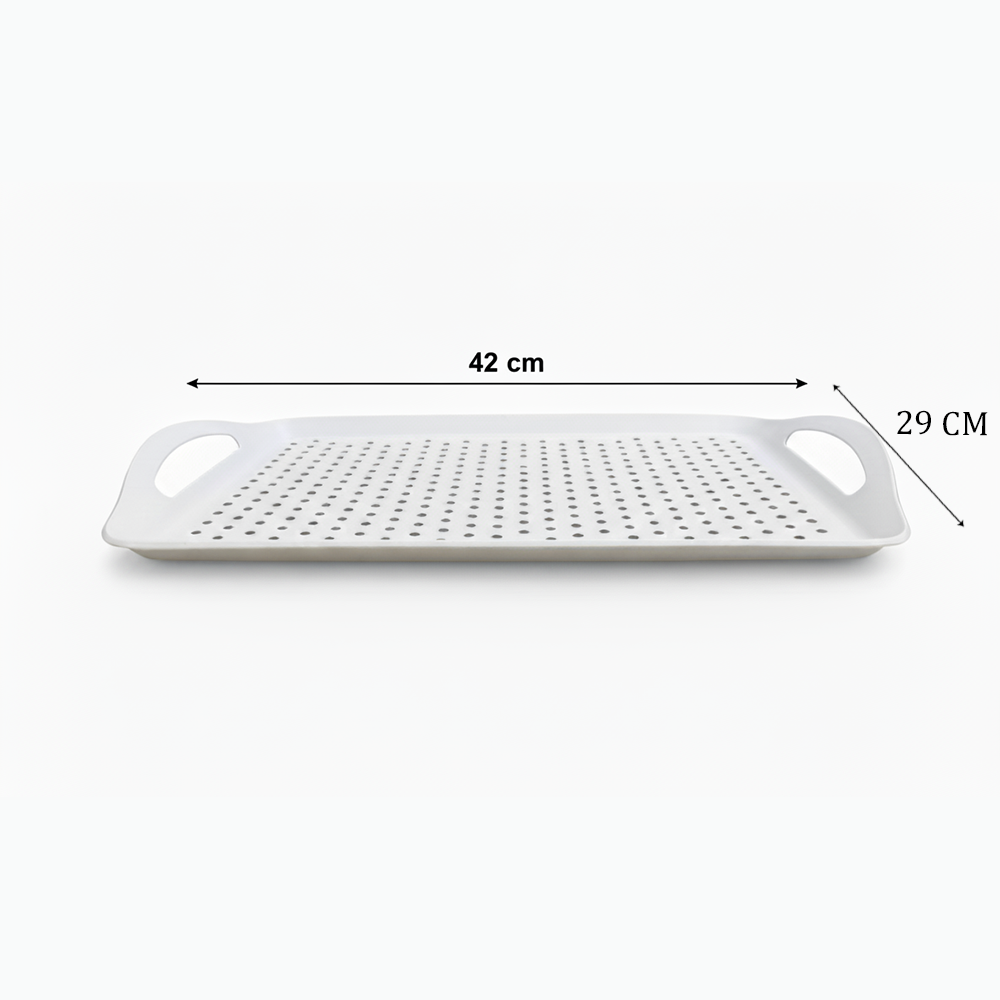 صينية تقديم بمقابض جانبية متوفر بمقاسين