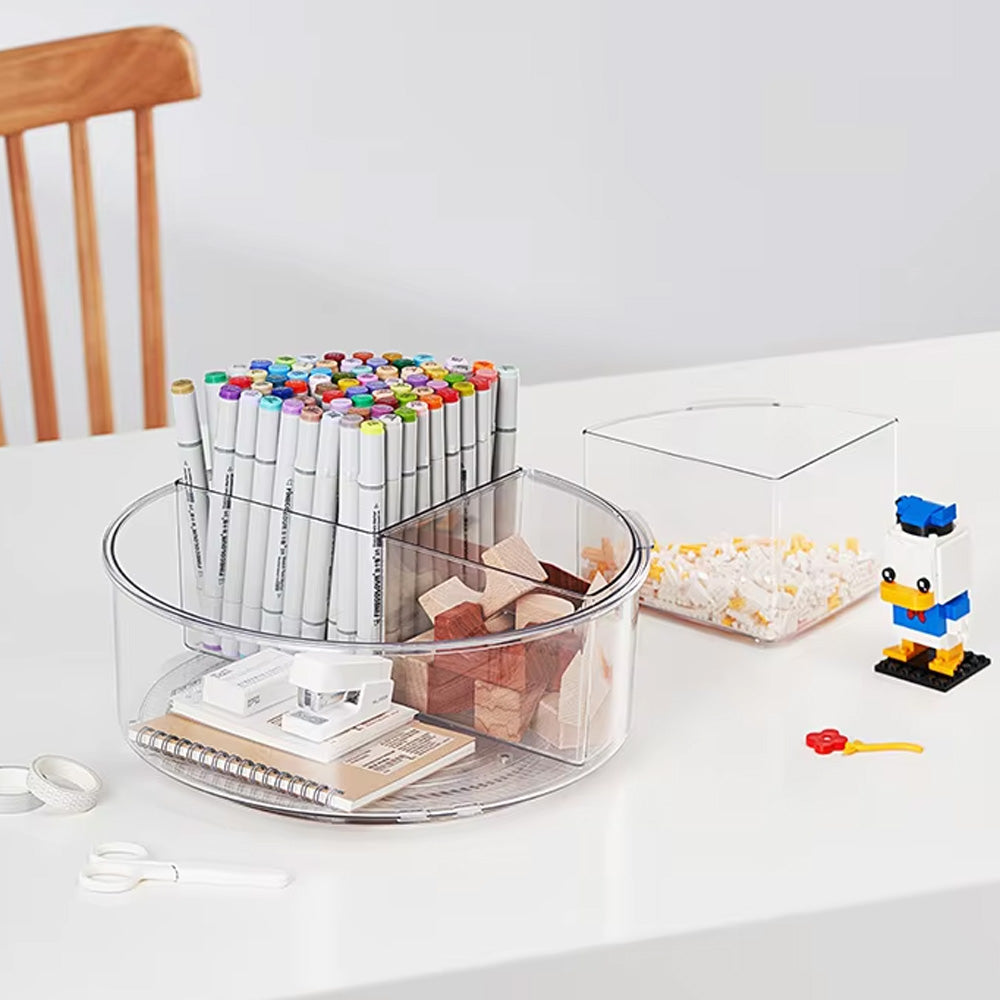 صينية تنظيم دوارة 360 درجة مقسمة