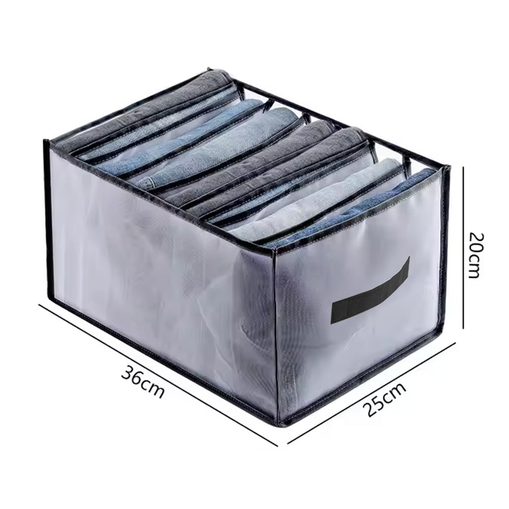 صناديق تنظيم الملابس الشبكية بمقبض