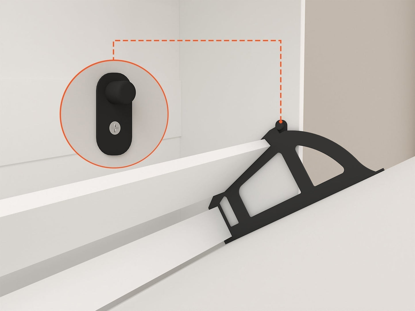 خزانة أحذية كبيرة مع مرآة