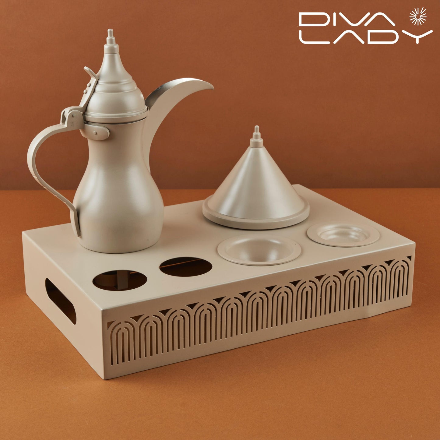 مجموعه دلة مع تمرية Diva Lady