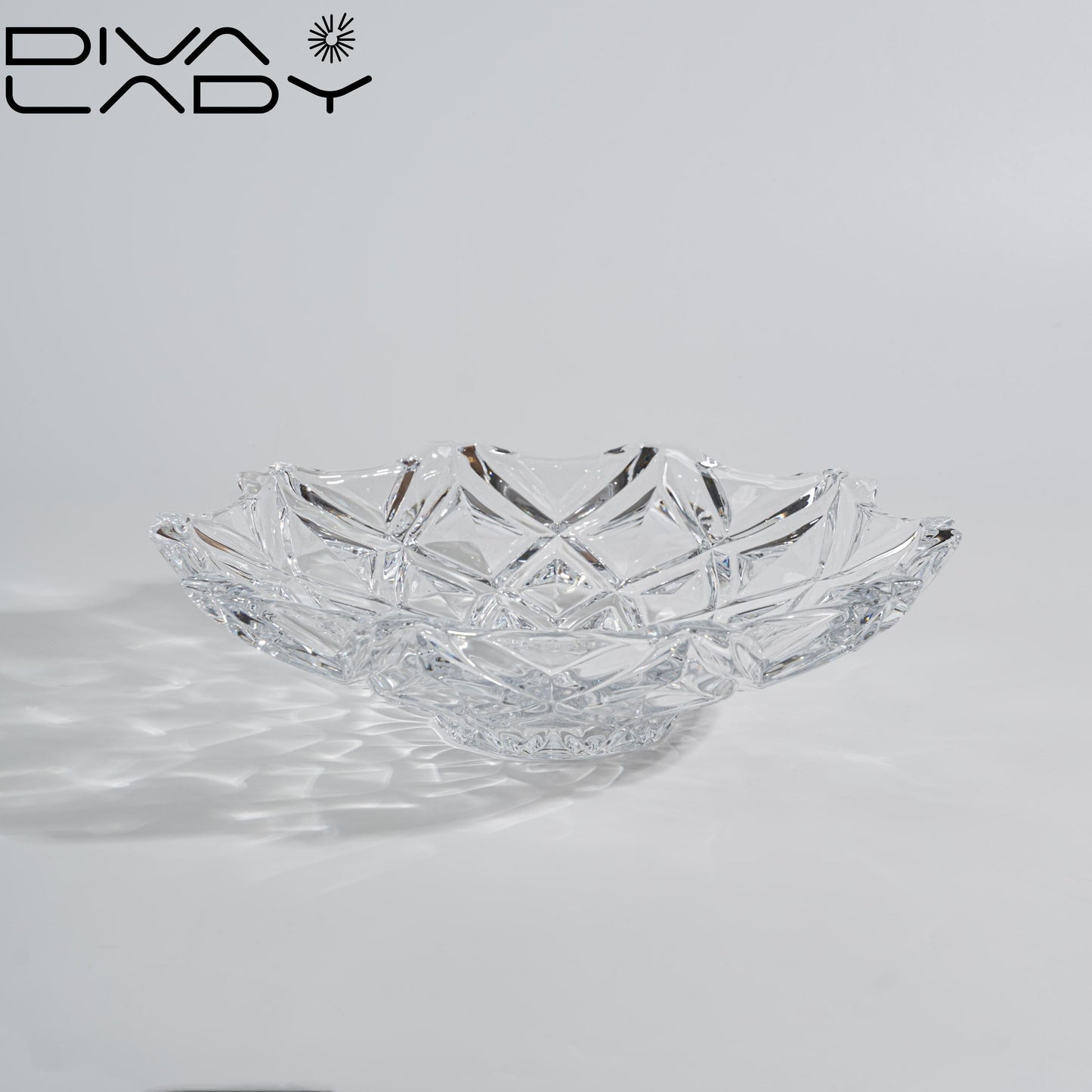 صحن تقديم كريستال