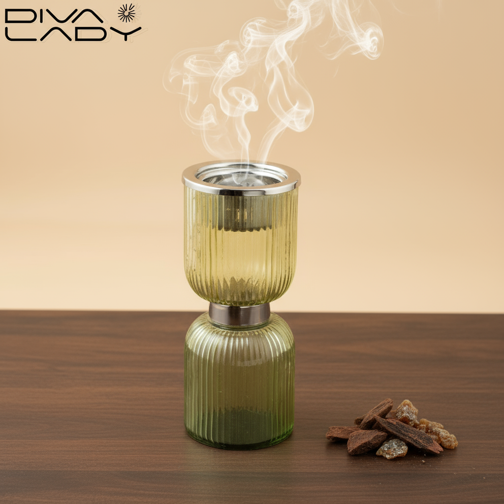 مبخر كريستال شفاف