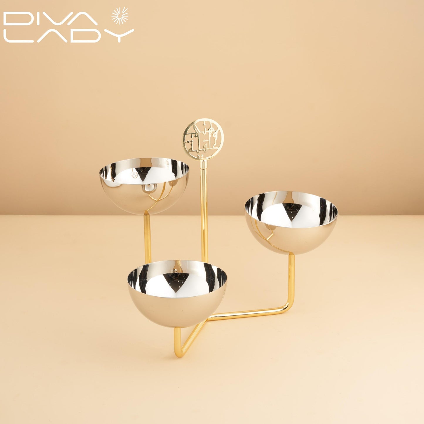 طقم تقديم من ثلاثة أطباق Diva Lady