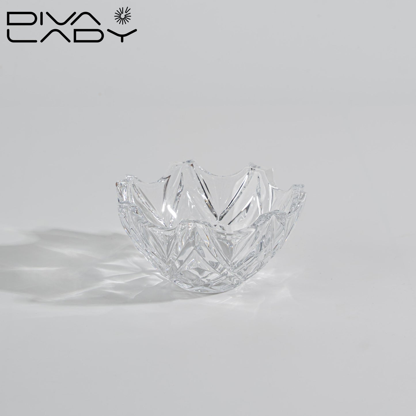 صحن تقديم كريستال