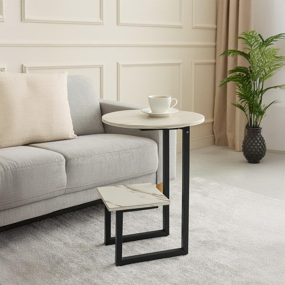 طاولة جانبية دائرية