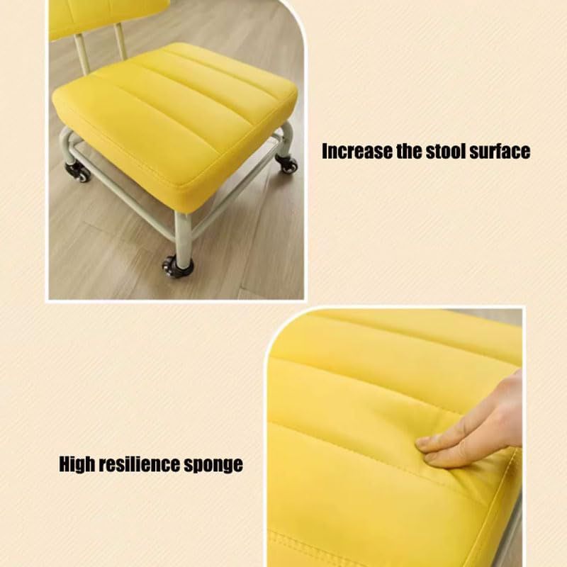 "كُرسي عالي التحمل بعجلات دوّارة 360 درجة"