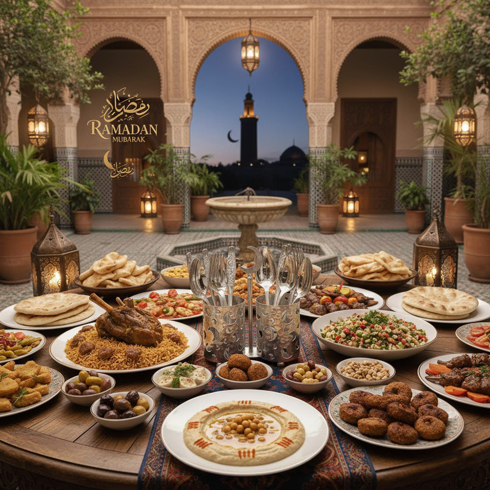 حامل ادوات المائدة مزدوج