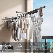 رف تجفيف الملابس المثبت على الجدار