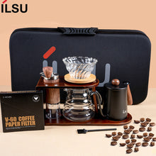 مجموعة ماكينة صنع القهوة المحمولة من ILSU - 6 قطع