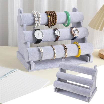حامل تنظيم  أساور وساعات مخملي 3 طبقات