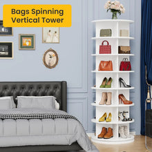 خزانة أحذية وحقائب دوارة 7 طبقات 360 درجة