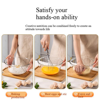 مجموعة أوعية شفافة زجاجية