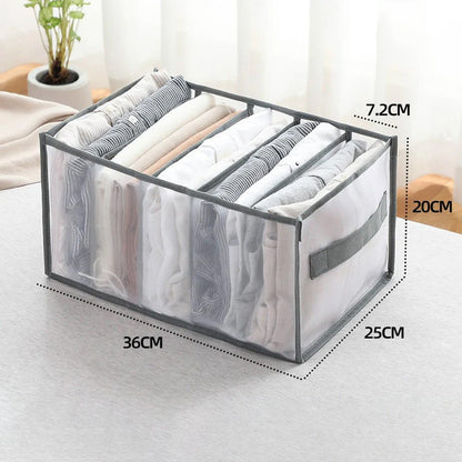 صناديق تنظيم الملابس الشبكية بمقبض