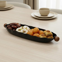 صينية تقديم بيضاوية صغيرة